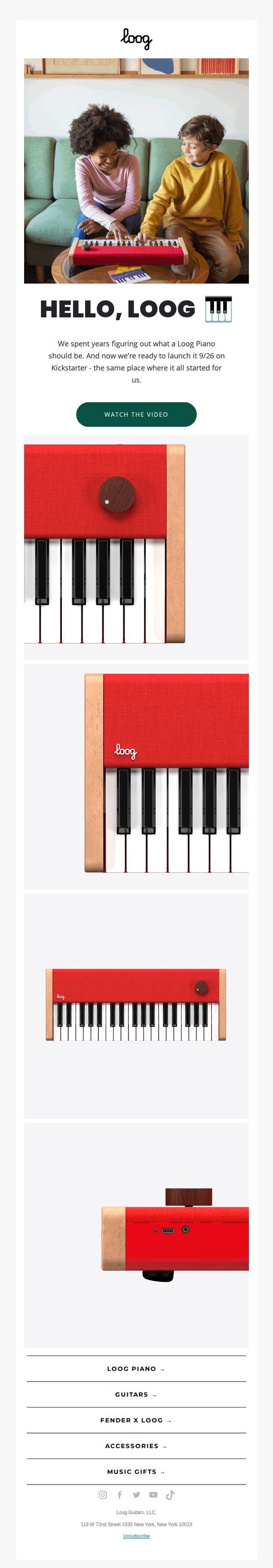 9. Loog Guitars: Introducing the Loog Piano