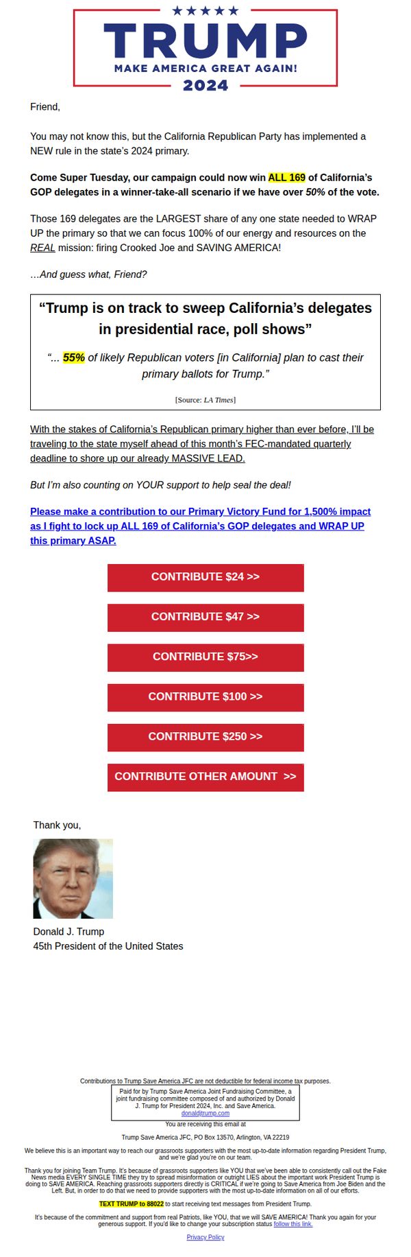 10. How we END the primary as early as Super Tuesday