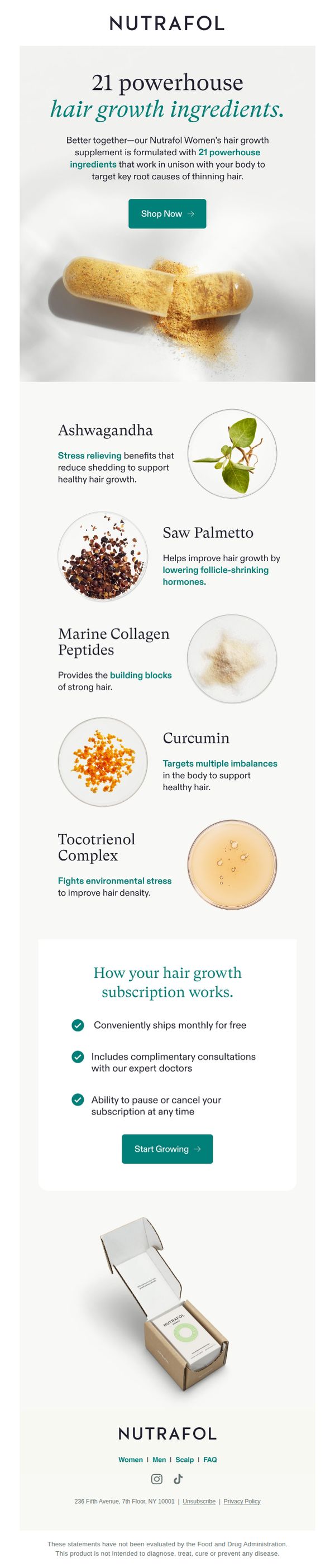 10. 21 powerful hair growth ingredients.