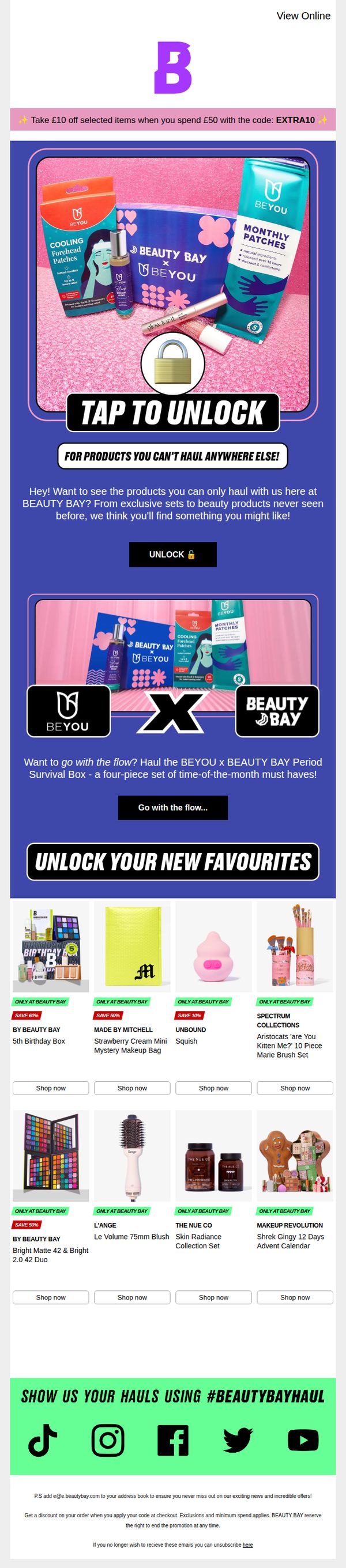10. Beauty Bay: FOR YOUR EYES ONLY 🔐