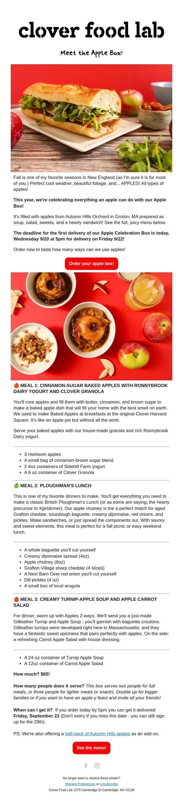 7. Last Chance for Apples this Friday!