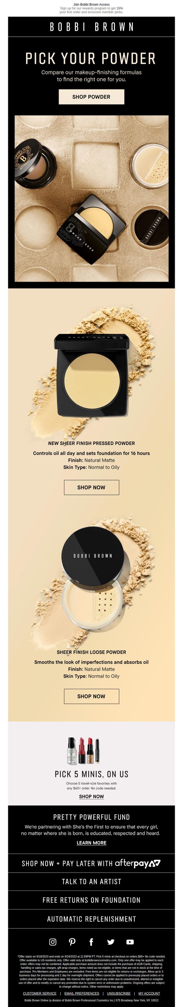 9. Find your skin-perfecting powders