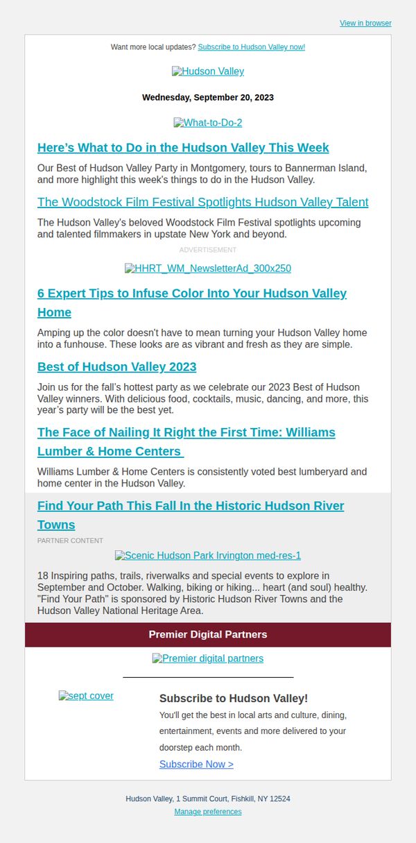 9. The Best of Hudson Valley Party and More Things to Do🏆