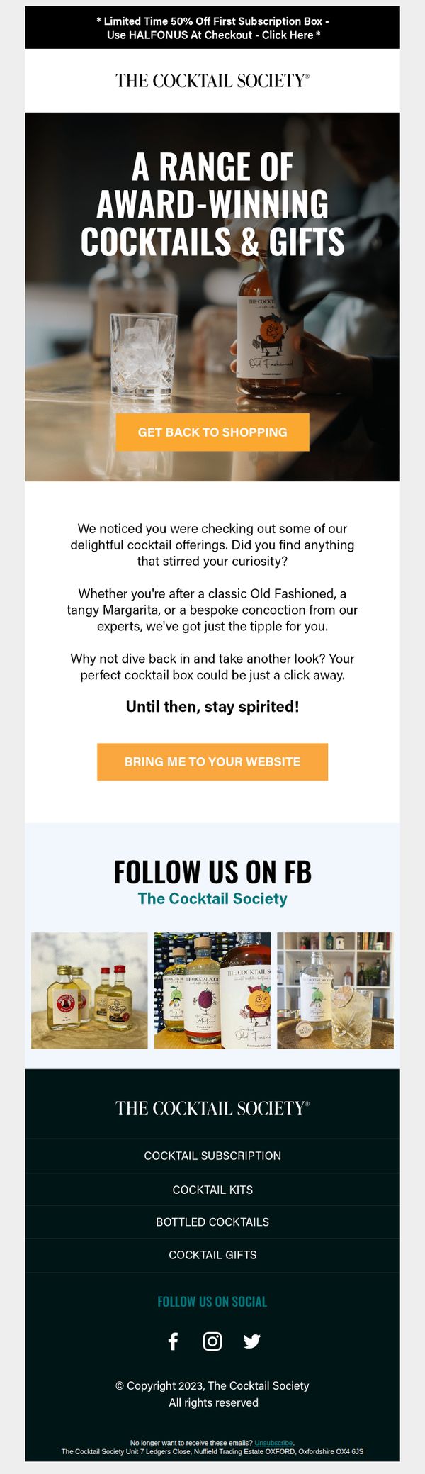 6. The Cocktail Society: 🍹 Still Thinking About Cocktails?