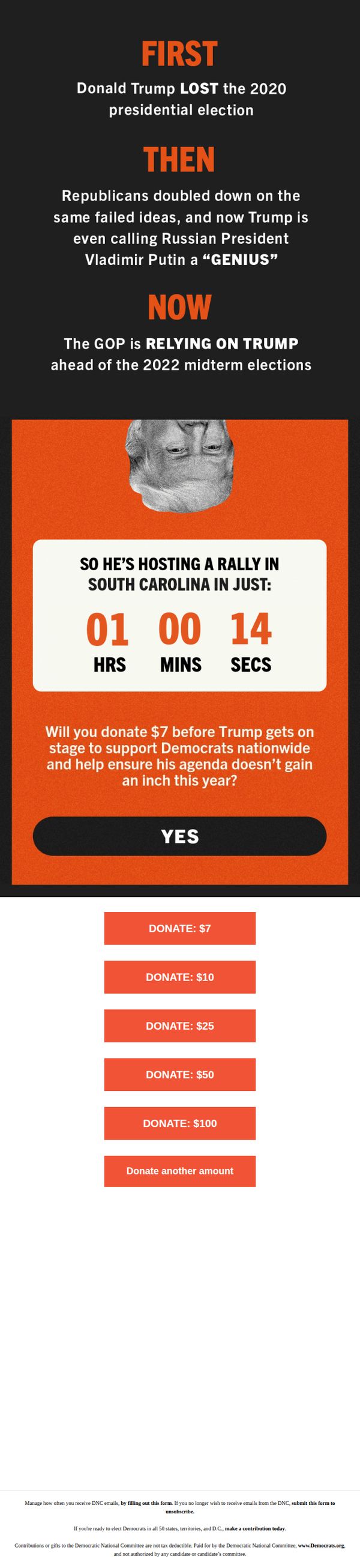 10. Only minutes until Trump gets on stage…
