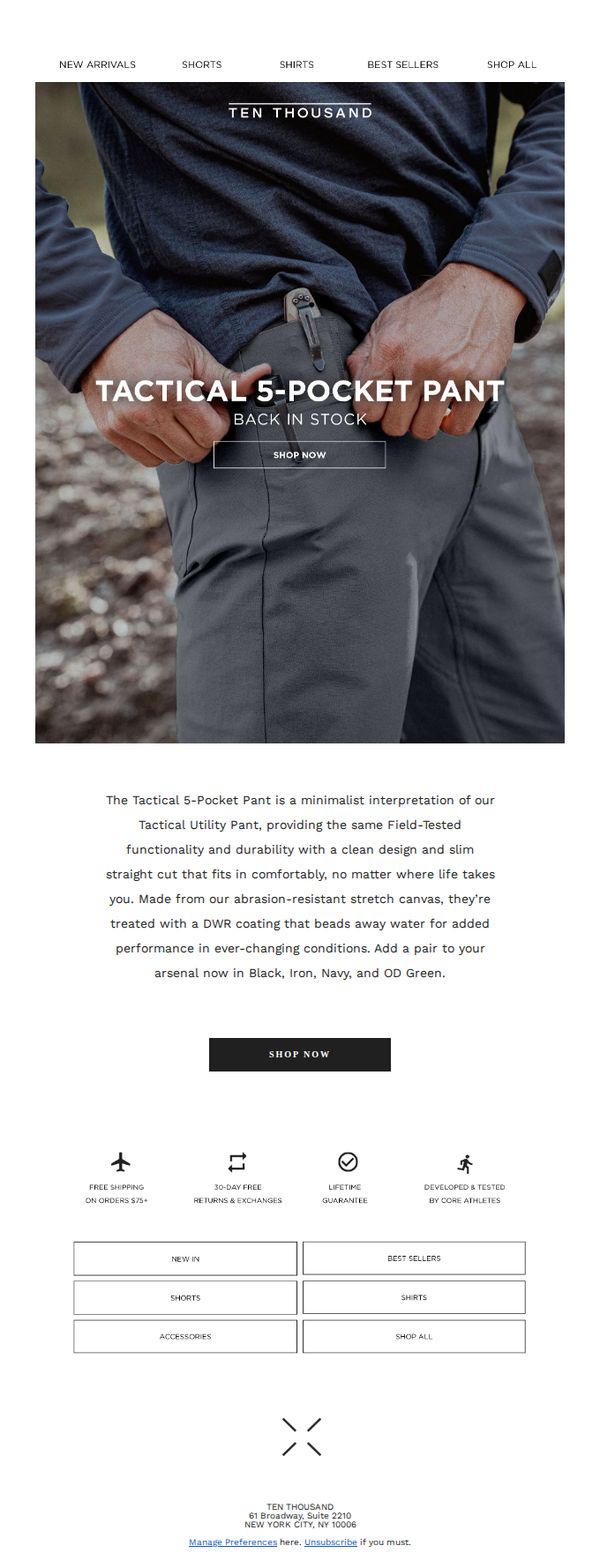9. The Tactical 5-Pocket Pant Is Back