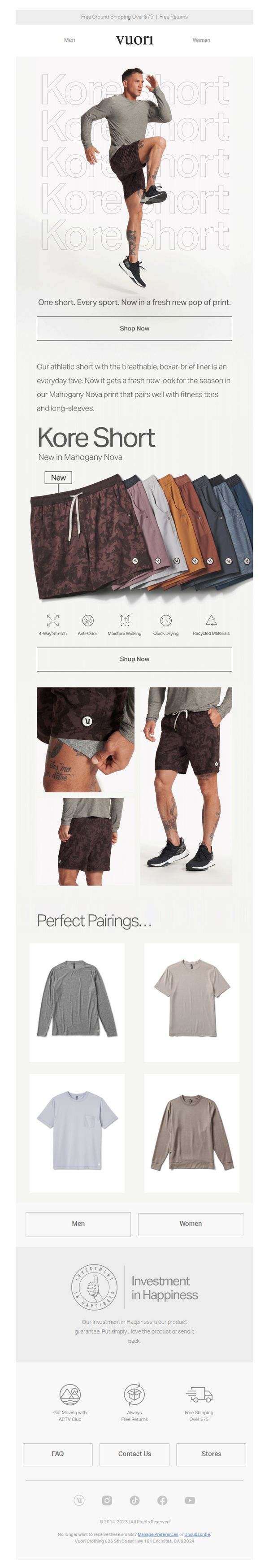 8. Our best-selling short in a new print