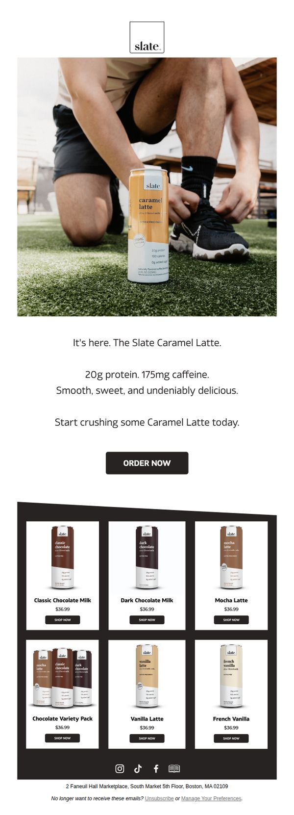 8. Slate Milk: The Caramel Latte is here.