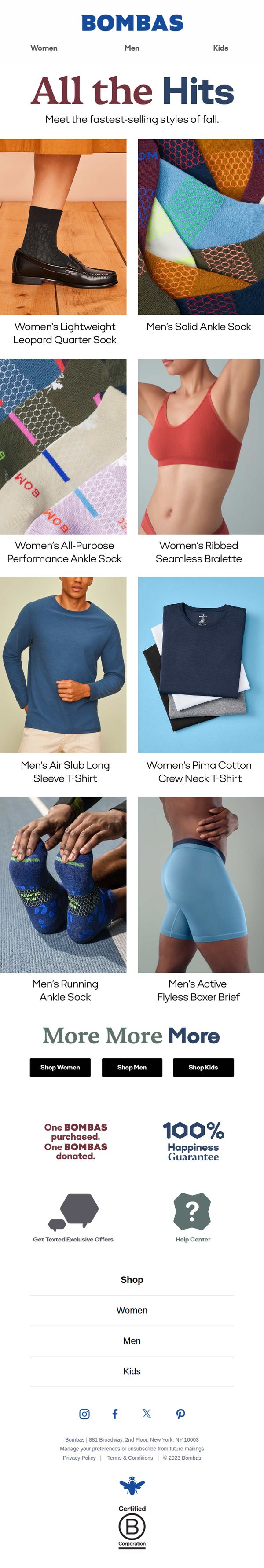 8. Bombas: Meet Fall’s Best Sellers