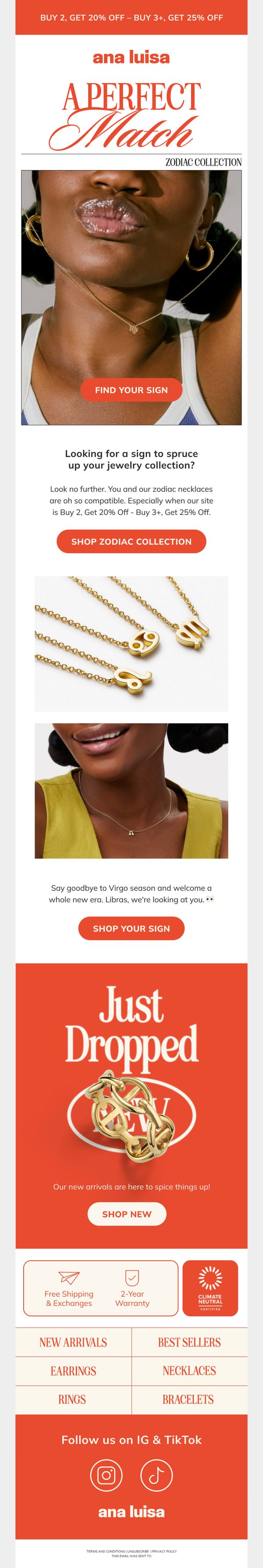 9. Our Zodiac Collection 🤝 you