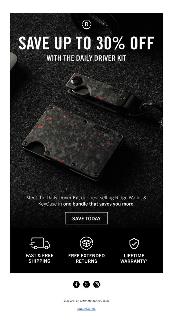 8. Save up to 30% off