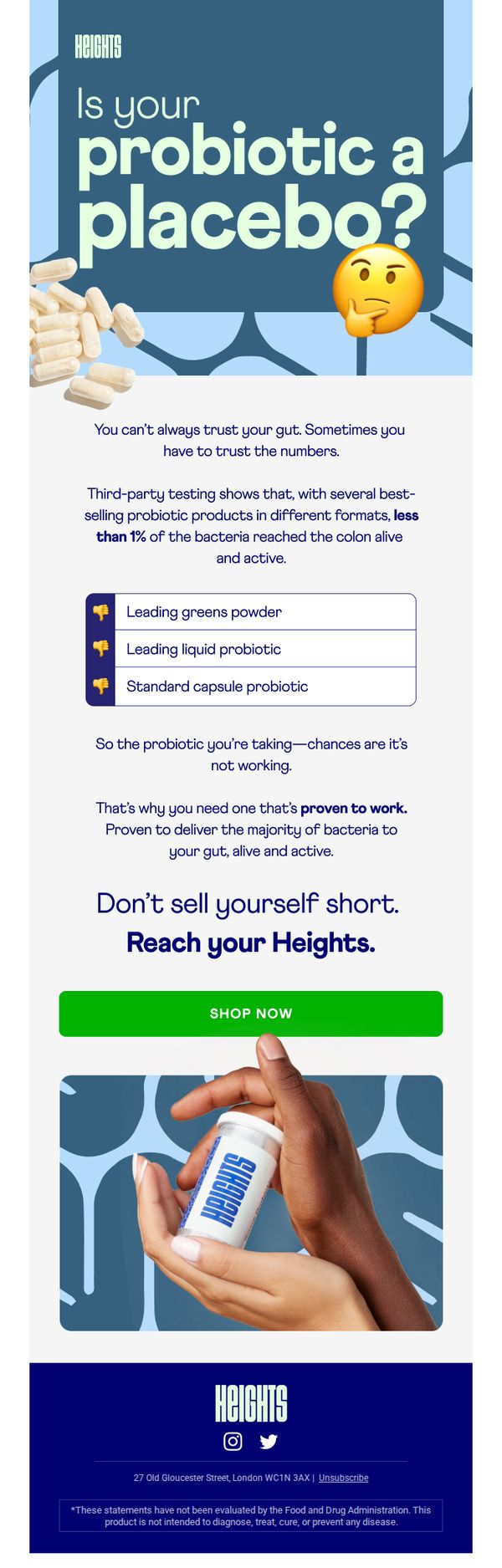 9. Heights: Should you always trust your gut? 👀