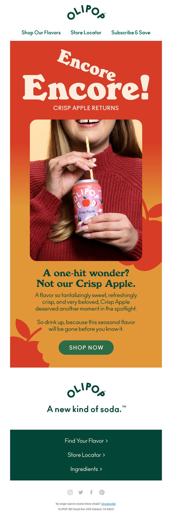 6. Back by Popular Craving 🍎
