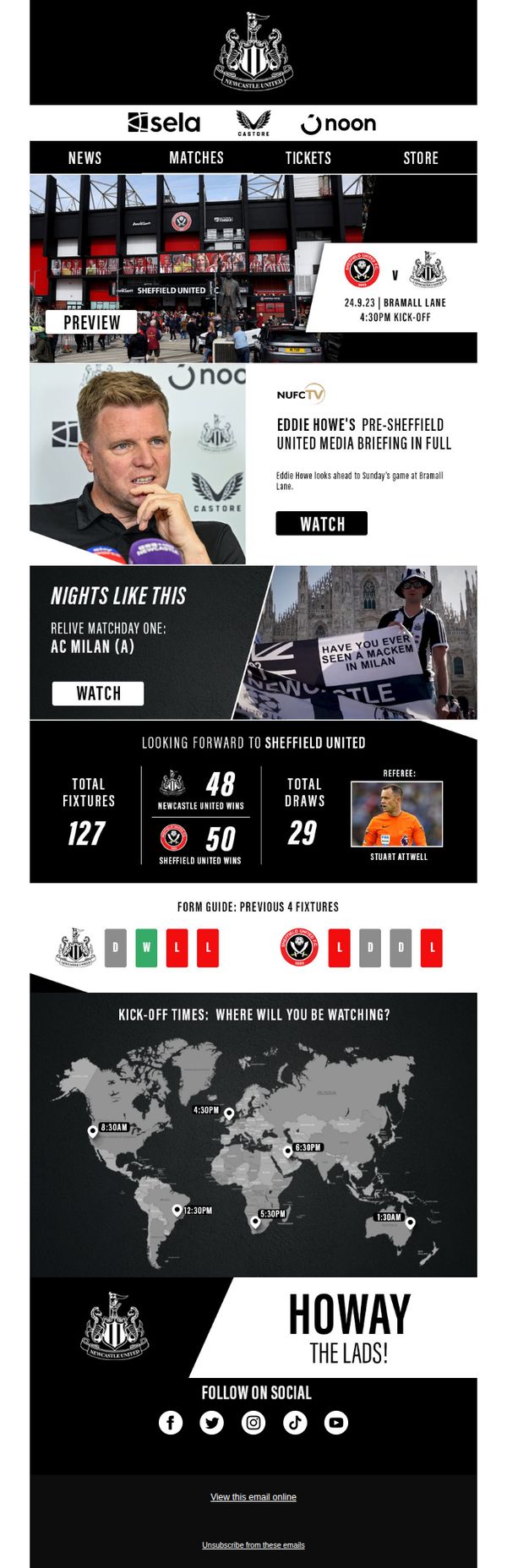 6. Sheffield United v Newcastle United