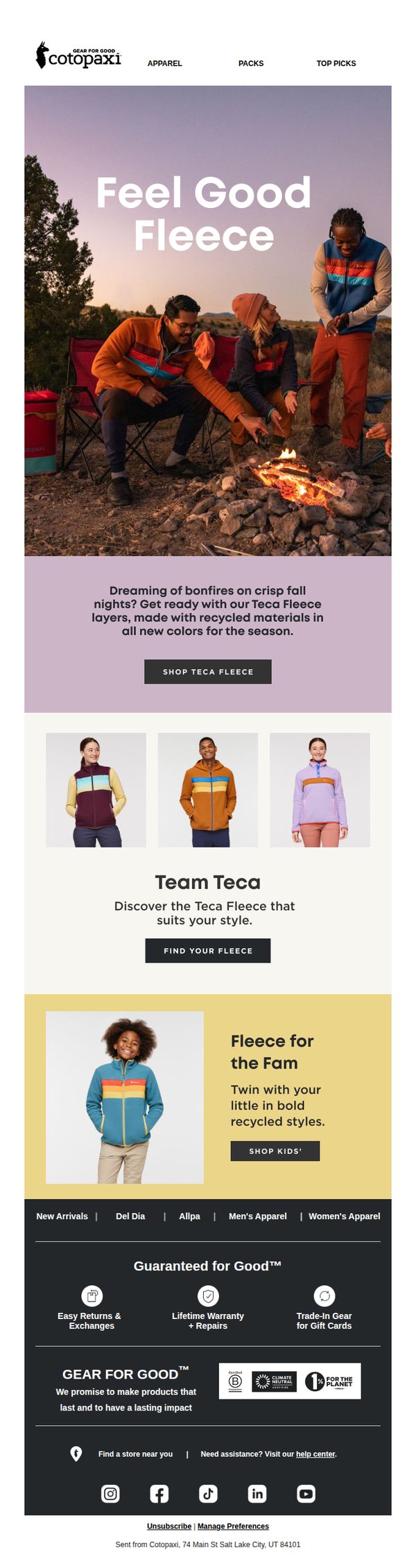 6. New Fleece Colors for Fall ❤️‍🔥