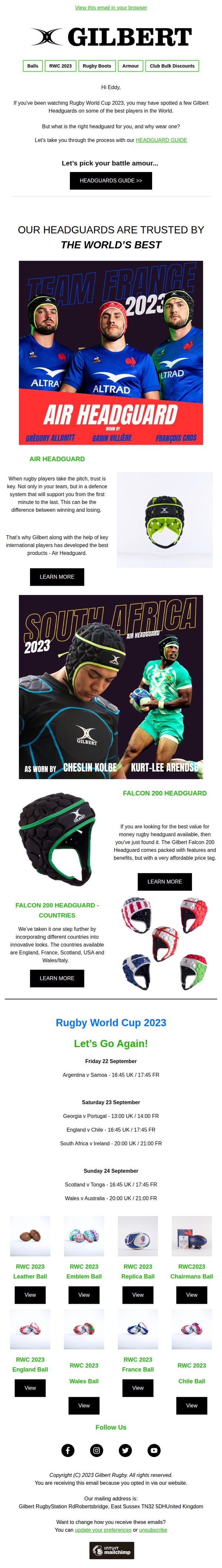 Gilbert Rugby