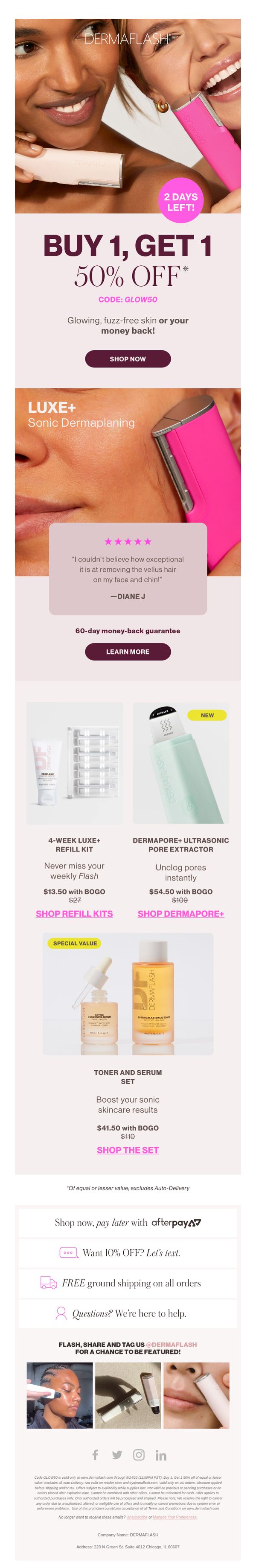 10. Did you BOGO yet? Buy 1, Get 1 50% OFF!