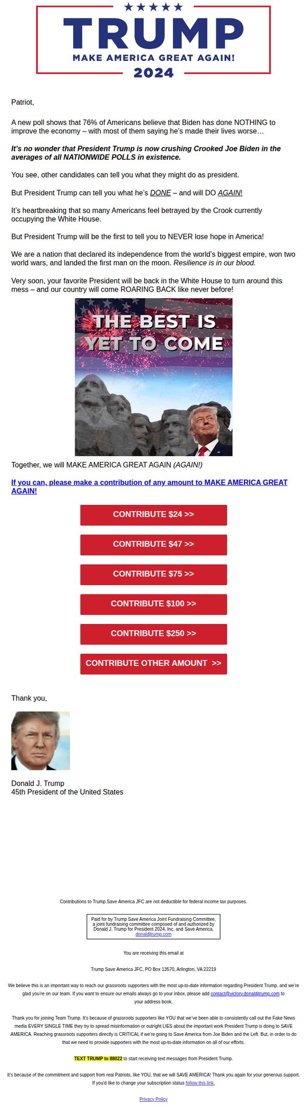 Donald J. Trump