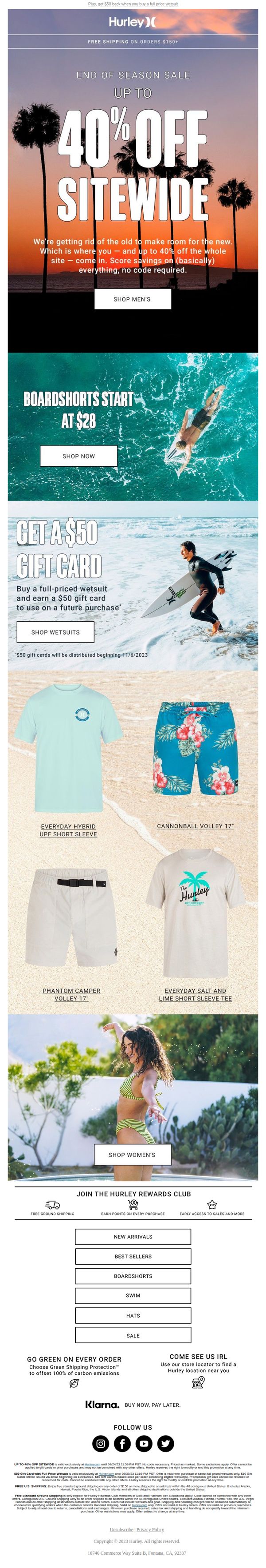 8. Summer’s over but up to 40% off sitewide isn’t😎