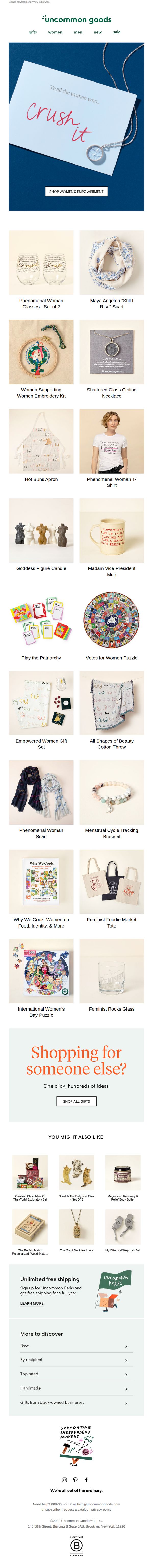 8. Gifts for everyday heroines and glass-ceiling smashers