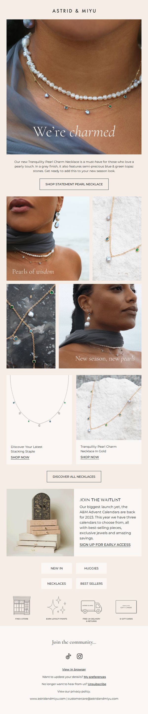 6. New season, new pearls