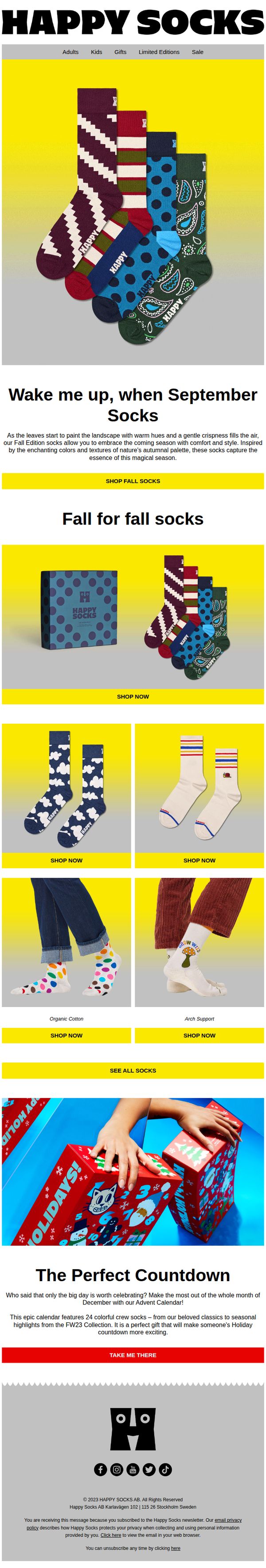 7. Fall Edition Socks