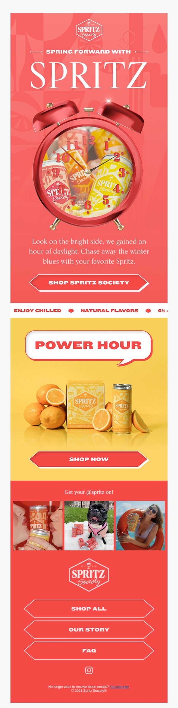 9. Lose an hour, gain a Spritz