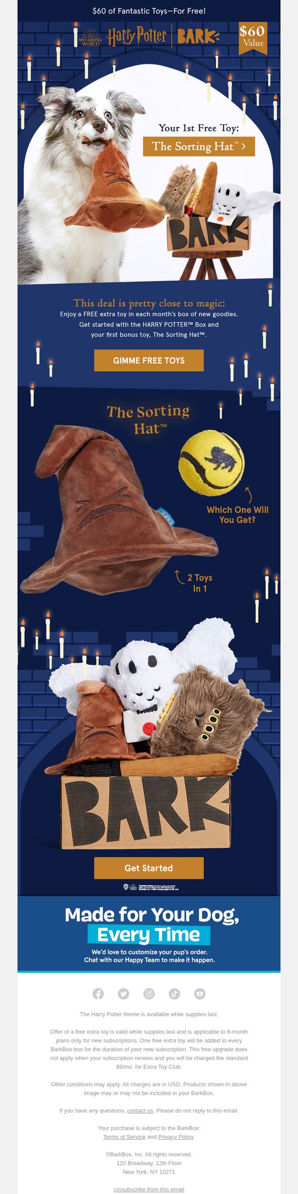 10. Almost Gone: ash’s HARRY POTTER™ Box + Free Toys!