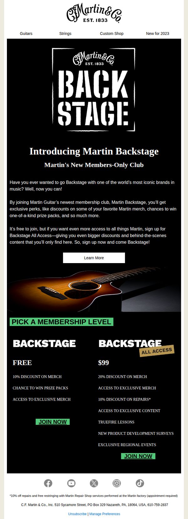 6. Introducing Martin Backstage