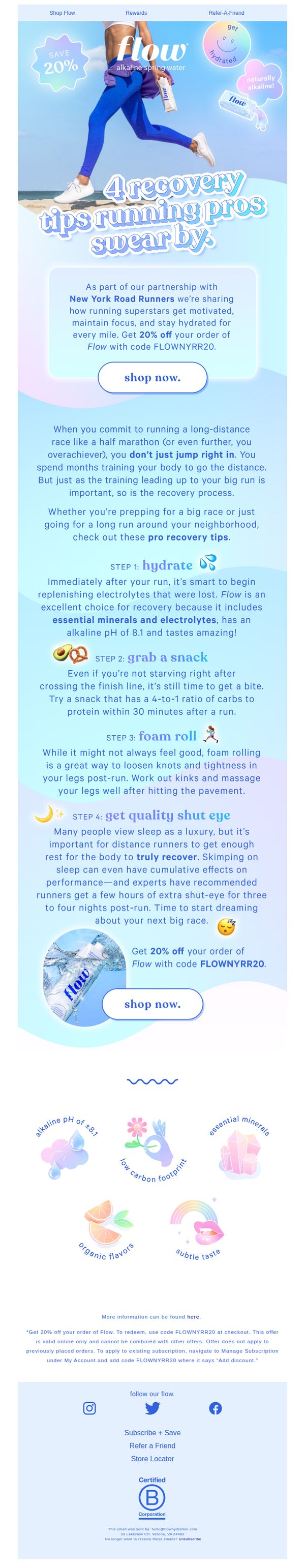 7. Flow: 4 tips to help you recover from a long run 🏃🏽‍♀️ 🏃🏽