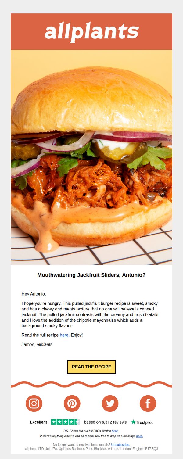 6. Smoky Jackfruit Slider 🍔