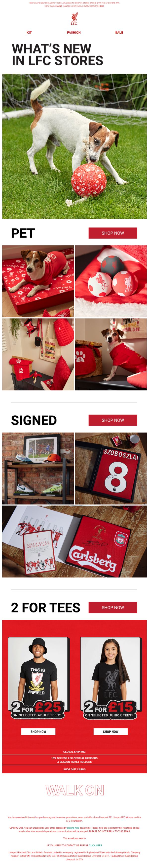 10. New-in | Pet collection, signed shirts & more!