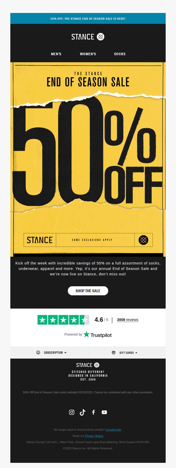 Stance Socks
