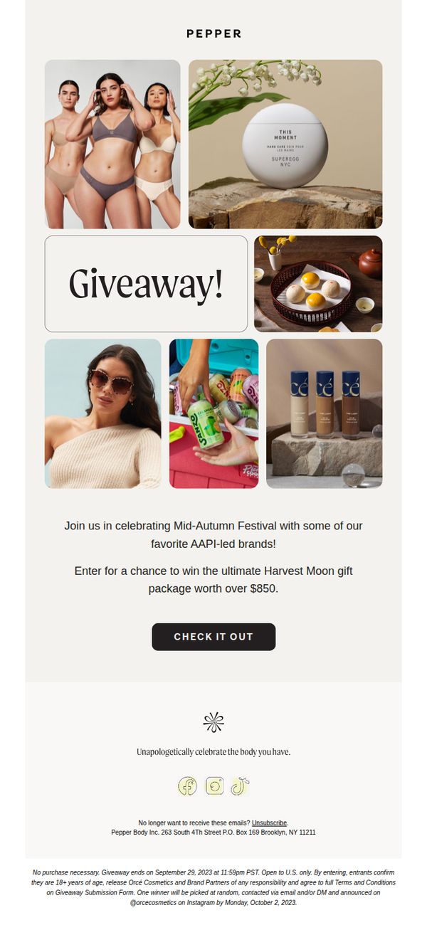 6. Pepper: Win $850+ in prizes