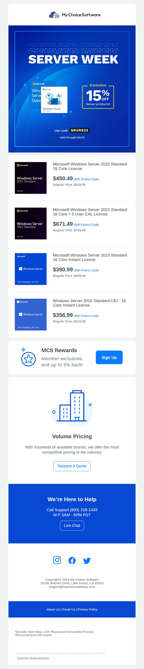8. ✅Your 15% Discount on Windows Server Is Activated!