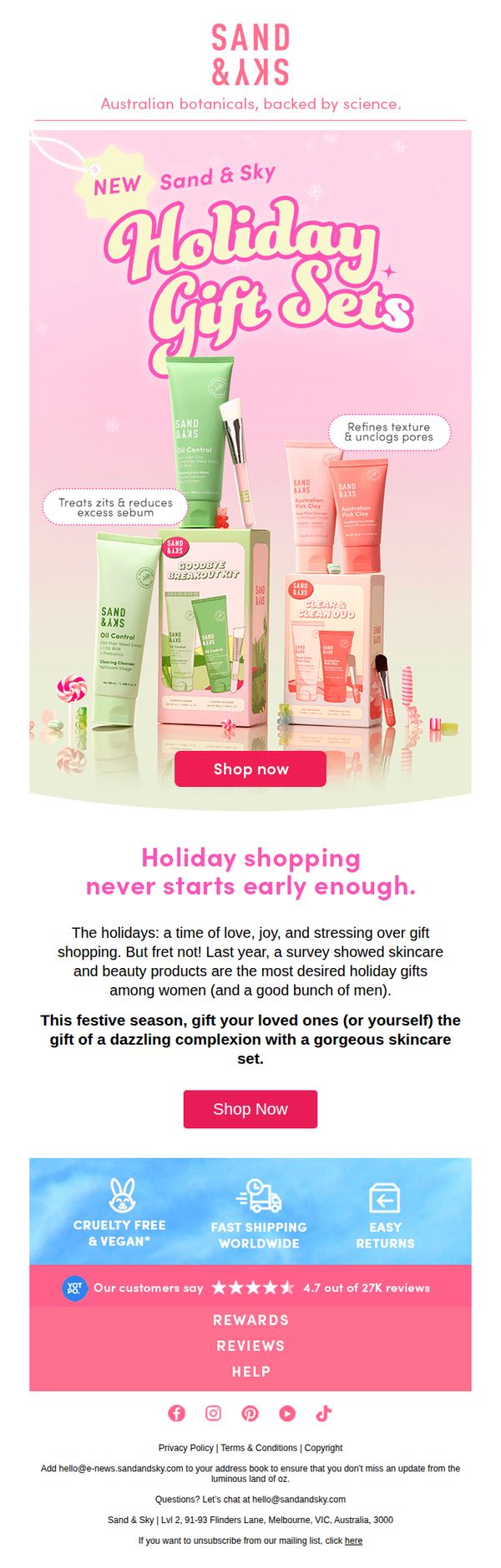 8. NEW 💝 Holiday Gift Sets under €50