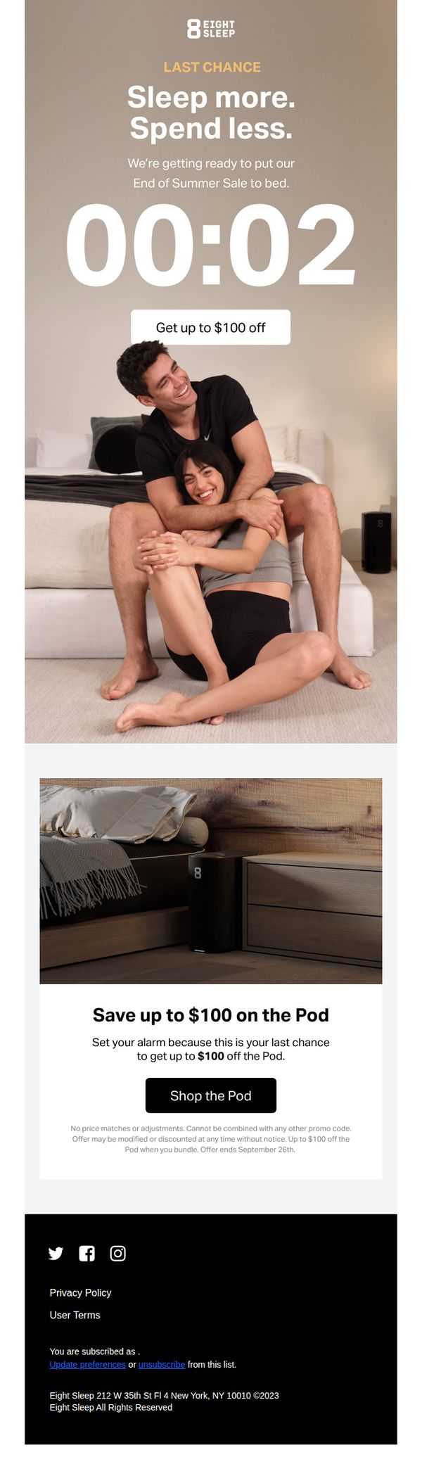 10. Eight Sleep: Sleep tech made for you