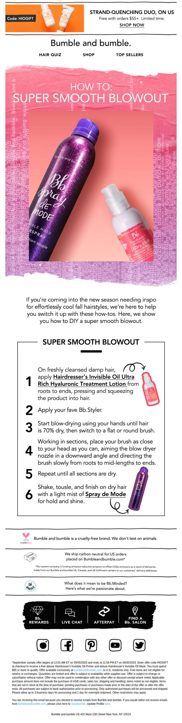 9. How to do a super smooth blowout