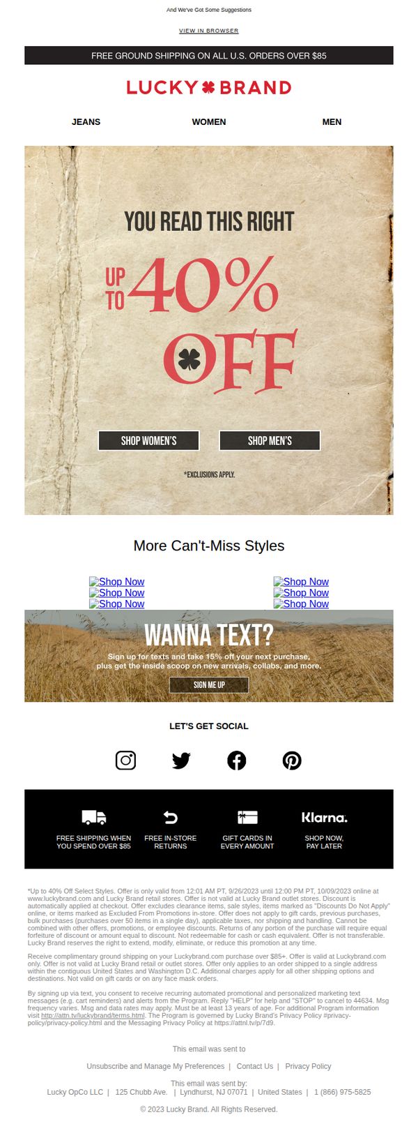 Lucky Brand