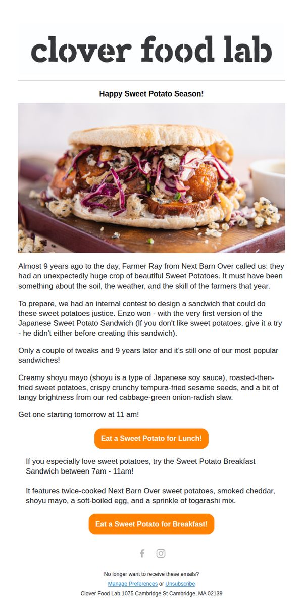 9. Sweet, Sweet Potato