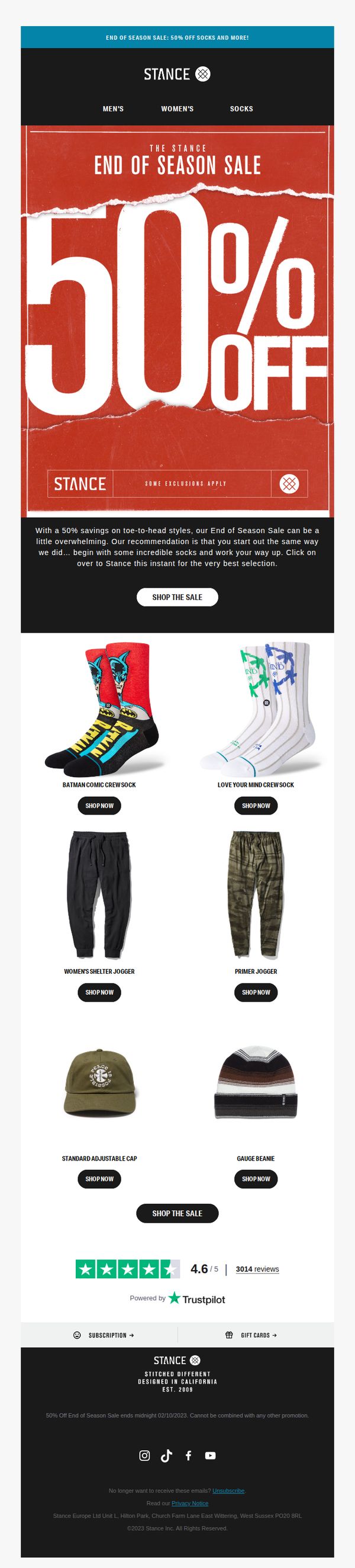 Stance Socks