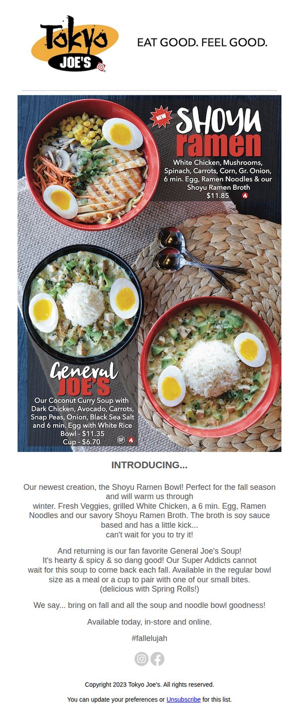 10. Tokyo Joe's: Introducing....