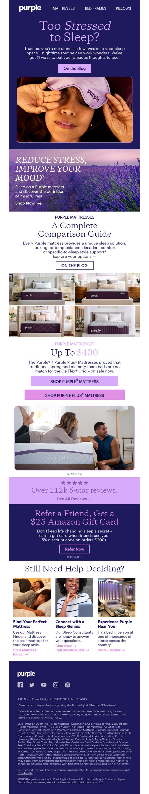 7. Warner: Let’s beat bedtime anxiety.