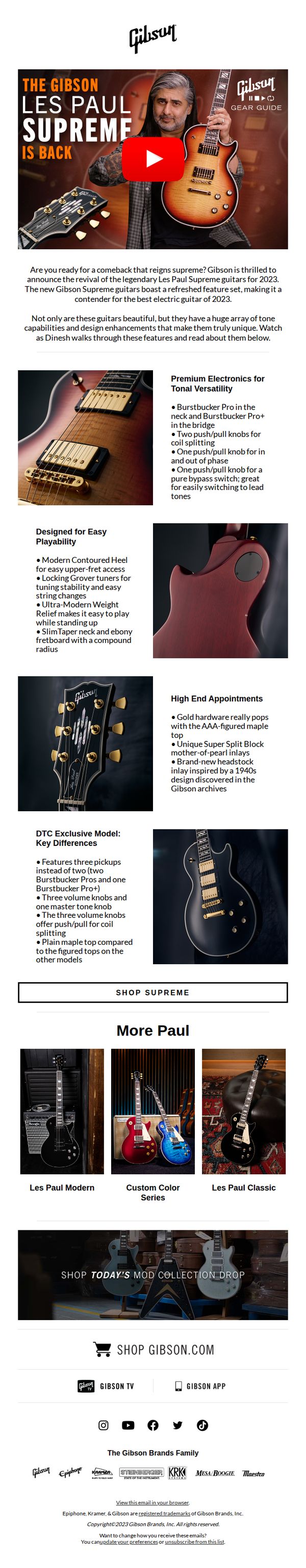 7. Gibson: What Makes the Supreme Different?