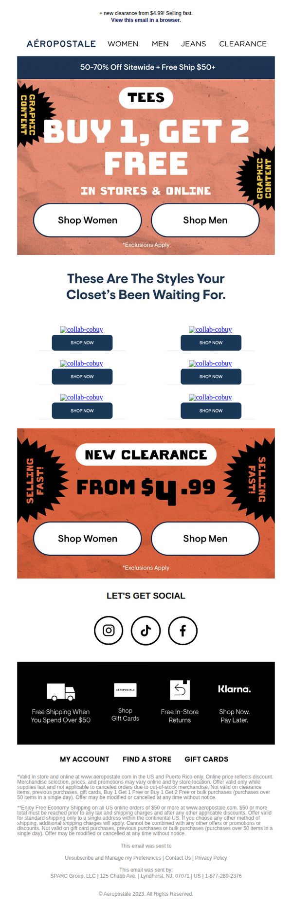 7. 💥Buy 1 Tee, Get 2 FREE 🤯