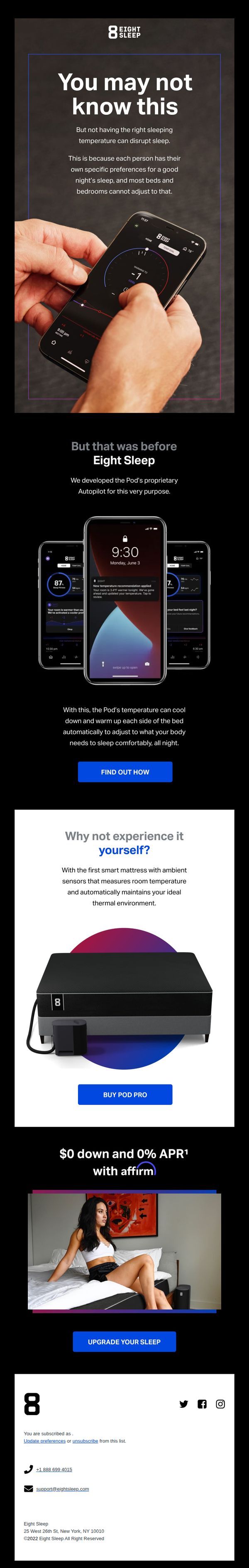 7. How the temperature autopilot helps you sleep better