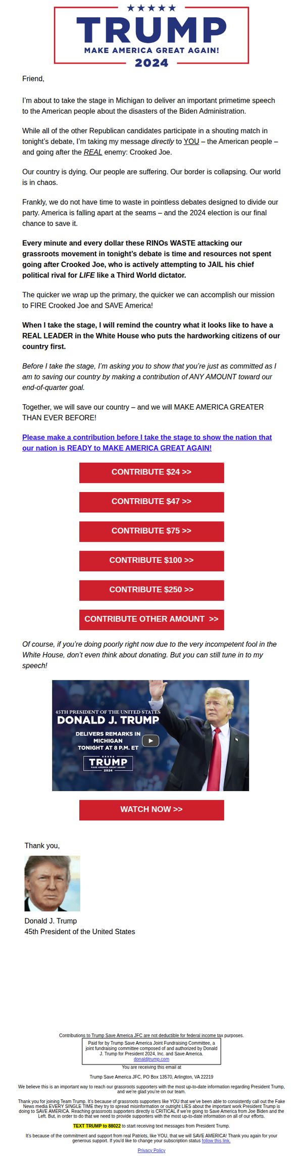 Donald J. Trump