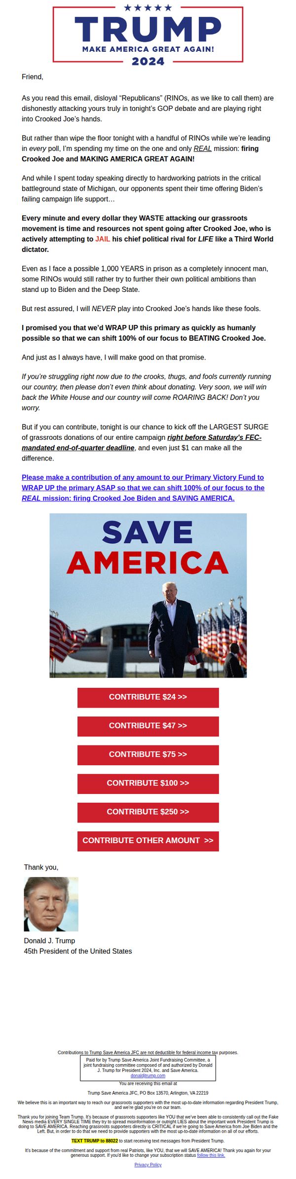 Donald J. Trump