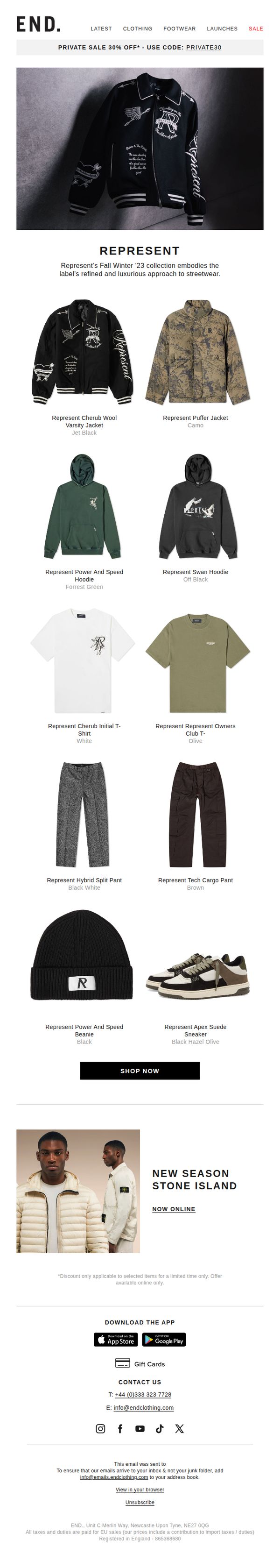 END. Clothing