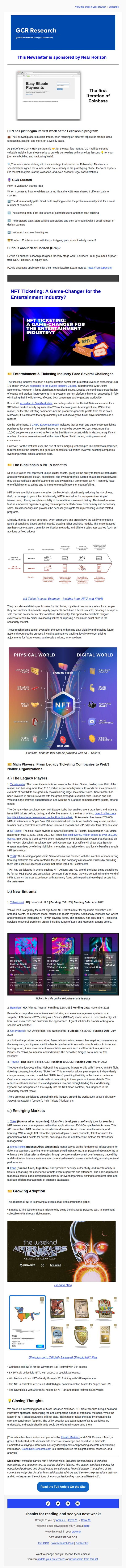 8. NFT Ticketing: A Game-Changer for the Entertainment Industry?